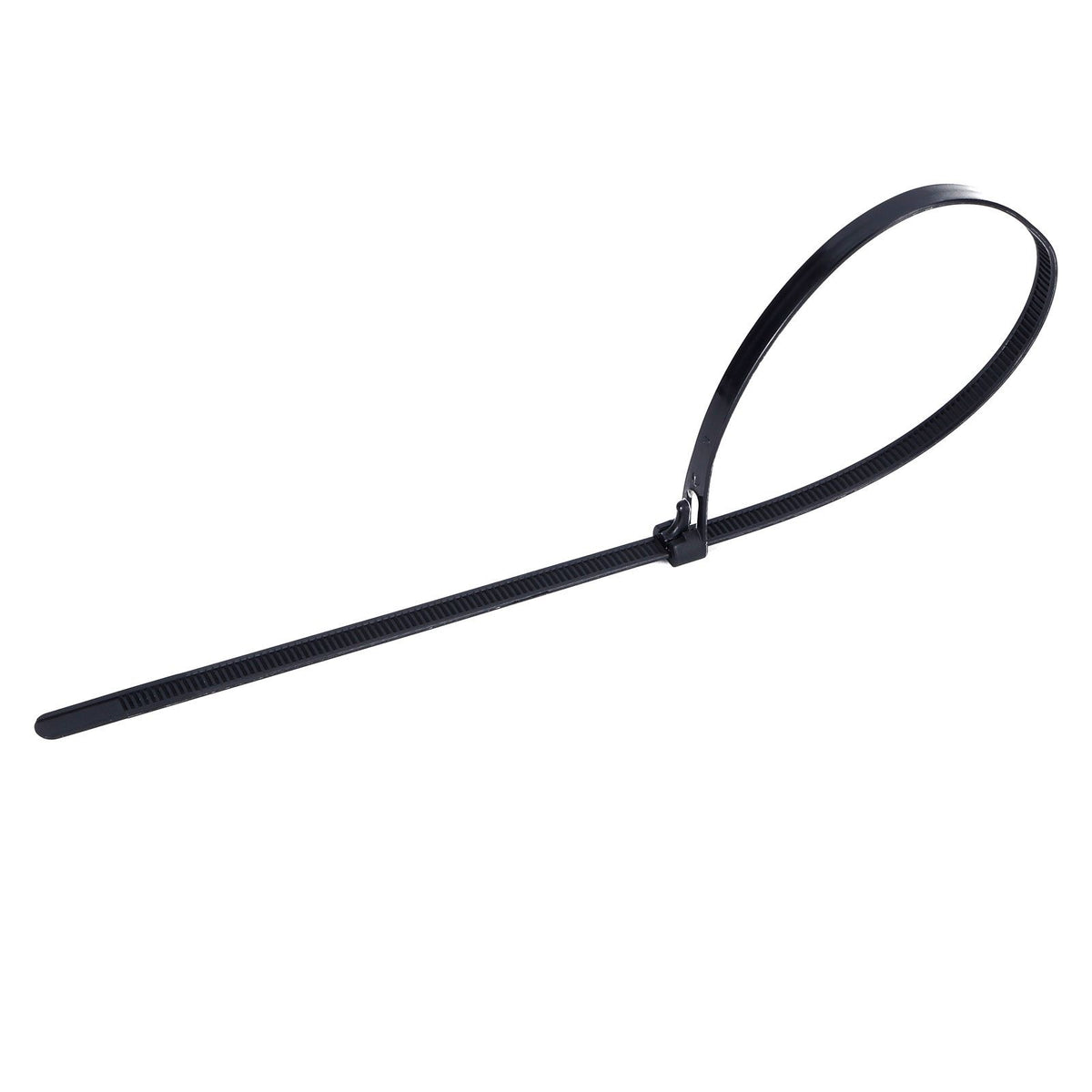 100Pcs Cable Ties Multiple Use Fastener Thick Thin Nylon Zip Wraps Supplies 8 x 400Black
