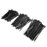300PCS Cable Ties Multi Size Long Zip Ties for Home Office Garden Fastener SuppliesBlack