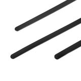 300PCS Cable Ties Multi Size Long Zip Ties for Home Office Garden Fastener SuppliesBlack