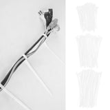 300PCS Cable Ties Multi Size Long Zip Ties for Home Office Garden Fastener SuppliesWhite