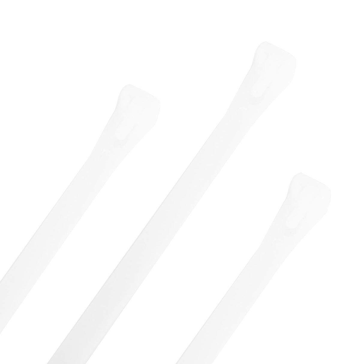 300PCS Cable Ties Multi Size Long Zip Ties for Home Office Garden Fastener SuppliesWhite