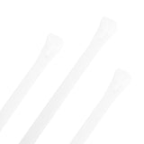 300PCS Cable Ties Multi Size Long Zip Ties for Home Office Garden Fastener SuppliesWhite