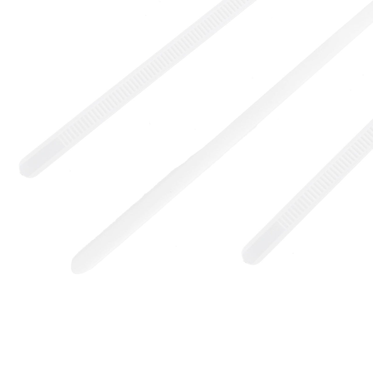 300PCS Cable Ties Multi Size Long Zip Ties for Home Office Garden Fastener SuppliesWhite