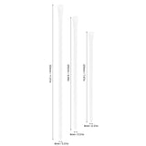 300PCS Cable Ties Multi Size Long Zip Ties for Home Office Garden Fastener SuppliesWhite
