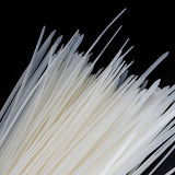 5Packs Cable Ties Zip Wraps Set Disposable Nylon Wire Cord Strap Fastener Fastening OrganizerWhite
