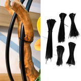 5Packs Cable Ties Zip Wraps Set Disposable Nylon Wire Cord Strap Fastener Fastening OrganizerBlack