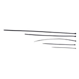 5Packs Cable Ties Zip Wraps Set Disposable Nylon Wire Cord Strap Fastener Fastening OrganizerBlack
