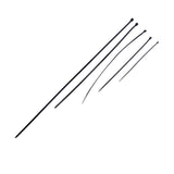5Packs Cable Ties Zip Wraps Set Disposable Nylon Wire Cord Strap Fastener Fastening OrganizerBlack - Extra Image