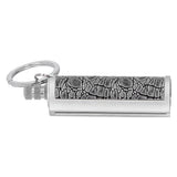 Cigarette Lighter Matchstick Kerosene Lighter Waterproof Lighter Outdoor Vintage Key ChainGray - Front View