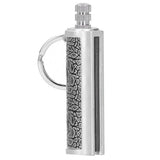 Cigarette Lighter Matchstick Kerosene Lighter Waterproof Lighter Outdoor Vintage Key ChainGray