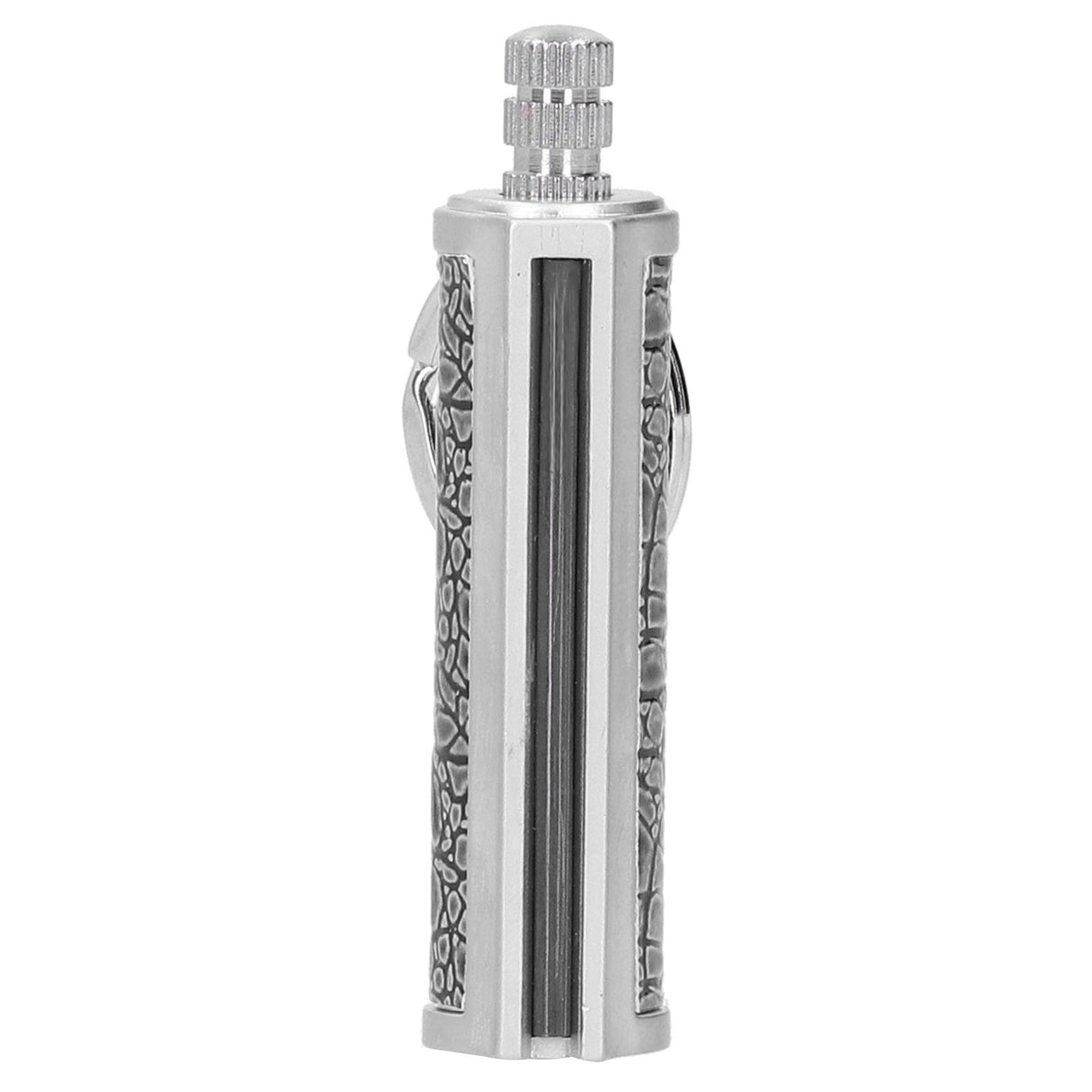 Cigarette Lighter Matchstick Kerosene Lighter Waterproof Lighter Outdoor Vintage Key ChainGray