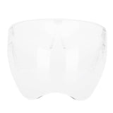 Anti-Fog Transparent Face Shield Full Face Covering Protective Visor for Office School Restaurants