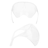 Anti-Fog Transparent Face Shield Full Face Covering Protective Visor for Office School Restaurants