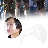 Anti-Fog Transparent Face Shield Full Face Covering Protective Visor for Office School Restaurants