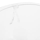 Anti-Fog Transparent Face Shield Full Face Covering Protective Visor for Office School Restaurants - Extra Image