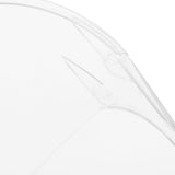 Anti-Fog Transparent Face Shield Full Face Covering Protective Visor for Office School Restaurants