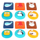 12pcs Silicone Anti Collision Door Bumper Shockproof Crash Pad Sticker for Door Handle Furniture