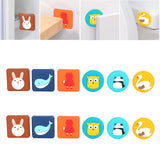 12pcs Silicone Anti Collision Door Bumper Shockproof Crash Pad Sticker for Door Handle Furniture