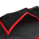 Handbag Holder Organizer Polyester Fiber Car Interior Seat Back Storage Net Bag AccessoryWith Pocket Red - Extra Image