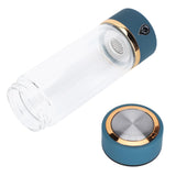 Hydrogen Water Bottle Generator USB Portable Hydrogen Water Maker Machine 380ml Blue
