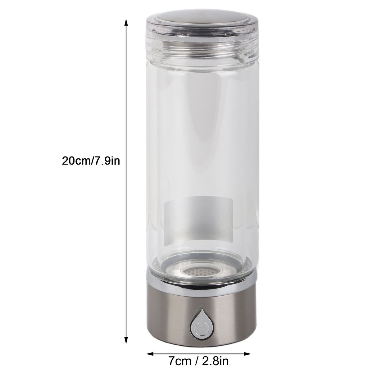 380ml Hydrogen Water Bottle Generator SPE Technology USB Rechargeable Portable Hydrogen Rich Water Cup