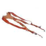 Camera Double Shoulder Strap Leather Camera Harness Photography Accessories for Outdoor Use - 45-Degree Angle