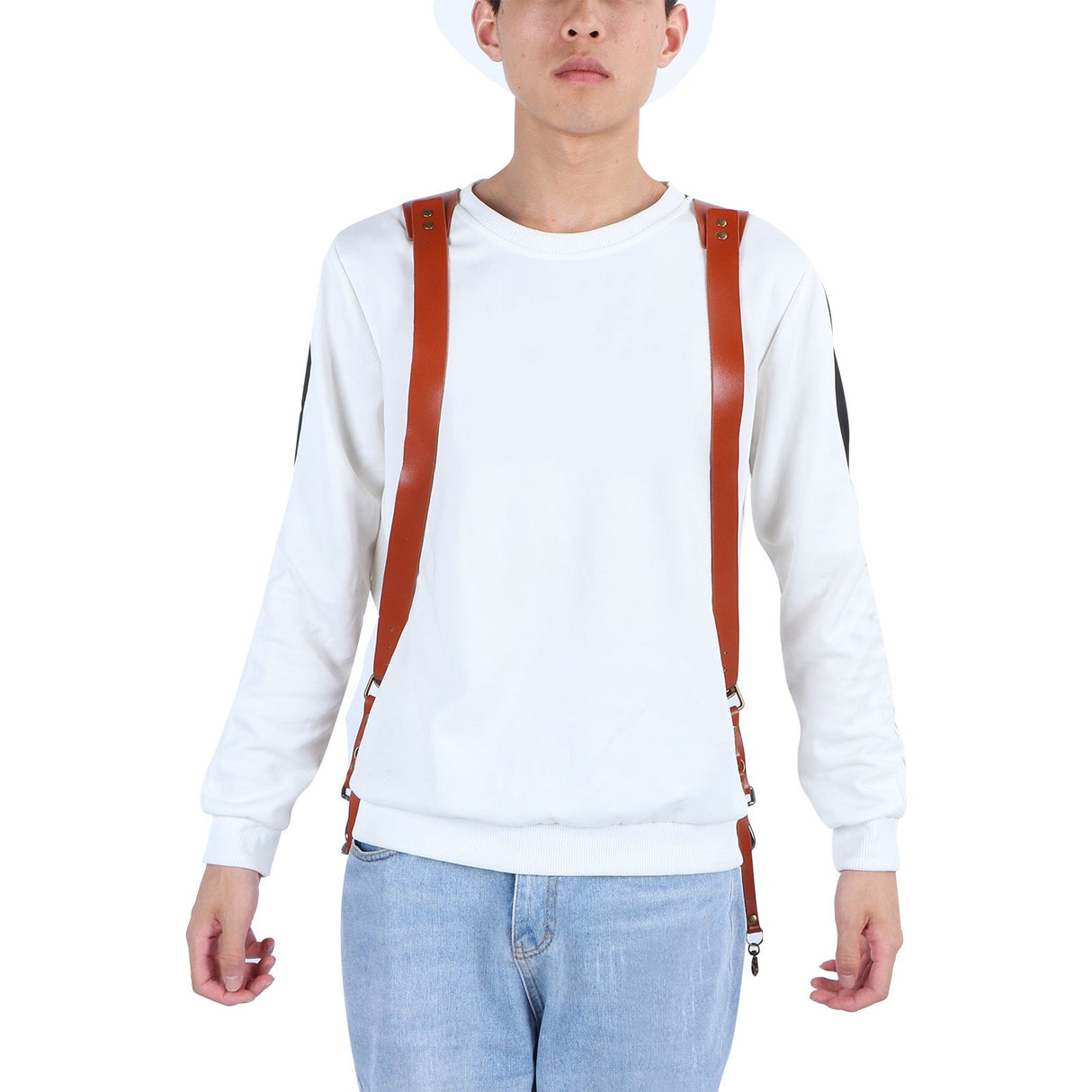 Camera Double Shoulder Strap Leather Camera Harness Photography Accessories for Outdoor Use