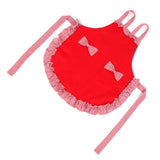 Bowknot Apron Multifunctional Cooking Oil‑Proof Waterproof Antifouling Apron for KitchenRed