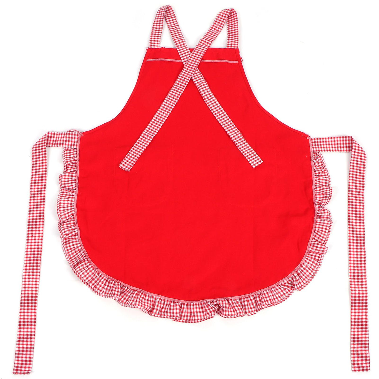 Bowknot Apron Multifunctional Cooking Oil‑Proof Waterproof Antifouling Apron for KitchenRed