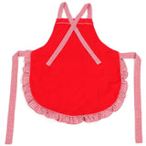 Bowknot Apron Multifunctional Cooking Oil‑Proof Waterproof Antifouling Apron for KitchenRed