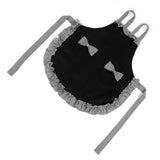 Bowknot Apron Multifunctional Cooking Oil‑Proof Waterproof Antifouling Apron for KitchenBlack