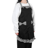 Bowknot Apron Multifunctional Cooking Oil‑Proof Waterproof Antifouling Apron for KitchenBlack - 45-Degree Angle
