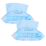 2Packs Disposable NonWoven Rag Washing Dish Towel Kitchen Cleaning Cloth Wiping Rag(Blue )