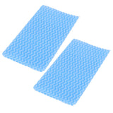 2Packs Disposable NonWoven Rag Washing Dish Towel Kitchen Cleaning Cloth Wiping Rag(Blue )