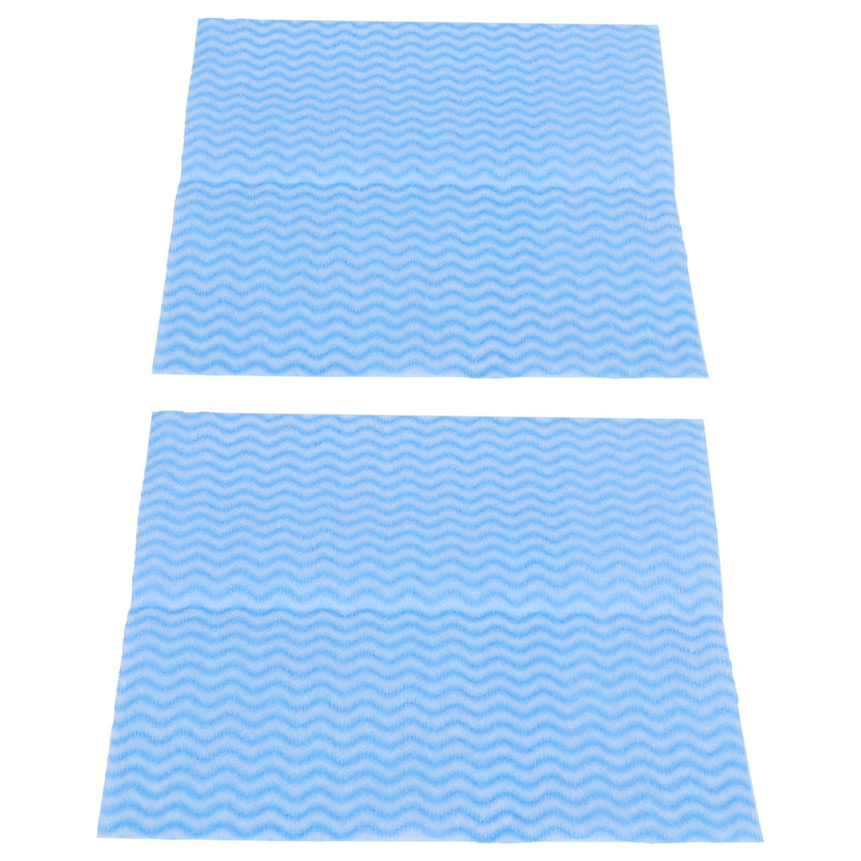 2Packs Disposable NonWoven Rag Washing Dish Towel Kitchen Cleaning Cloth Wiping Rag(Blue )