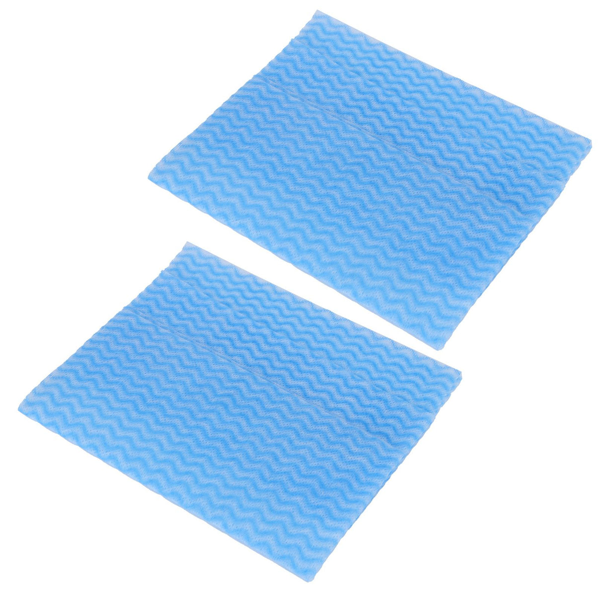 2Packs Disposable NonWoven Rag Washing Dish Towel Kitchen Cleaning Cloth Wiping Rag(Blue )