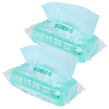 2Packs Disposable NonWoven Rag Washing Dish Towel Kitchen Cleaning Cloth Wiping Rag(Green )