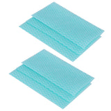 2Packs Disposable NonWoven Rag Washing Dish Towel Kitchen Cleaning Cloth Wiping Rag(Green ) - 45-Degree Angle