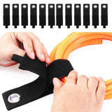 12PCS Heavy Duty Cable Storage Straps Extension Cord Holder Hook Loop Organizer Hanger