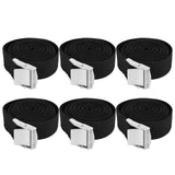6PCS Heavy Duty Lashing Straps Adjustable Buckle Tie Down Straps for Motorcycle Trucks Luggage