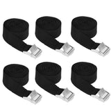 6PCS Heavy Duty Lashing Straps Adjustable Buckle Tie Down Straps for Motorcycle Trucks Luggage