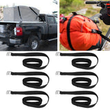 6PCS Heavy Duty Lashing Straps Adjustable Buckle Tie Down Straps for Motorcycle Trucks Luggage