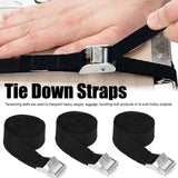 6PCS Heavy Duty Lashing Straps Adjustable Buckle Tie Down Straps for Motorcycle Trucks Luggage - Extra Image
