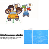 10 Sets Disposable Urine Bags Portable Travel Station Wagon Lady Children Emergency - Extra Image