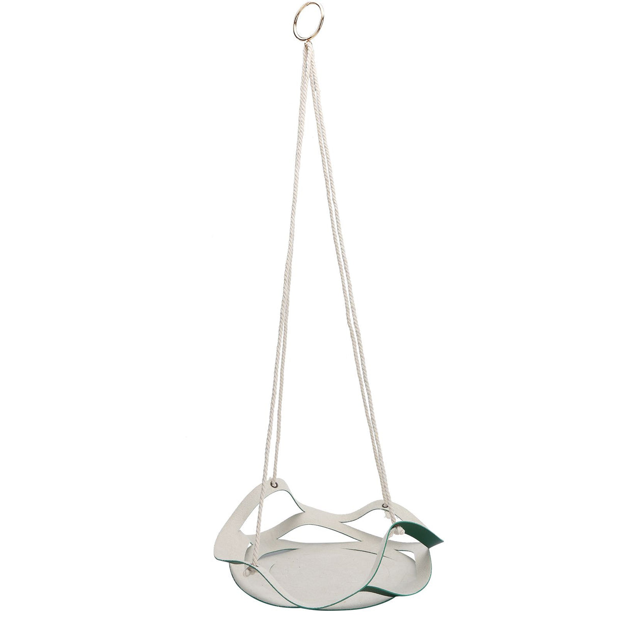 Plant Hanger PU Leather Wall Hanging Flower Pot Holder Basket Home Garden DecorationS Green