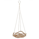 PU Leather Plant Hanger Wall Hanging Planter Shelf Flower Pot Holder Indoor Home Decor YellowL - Front View