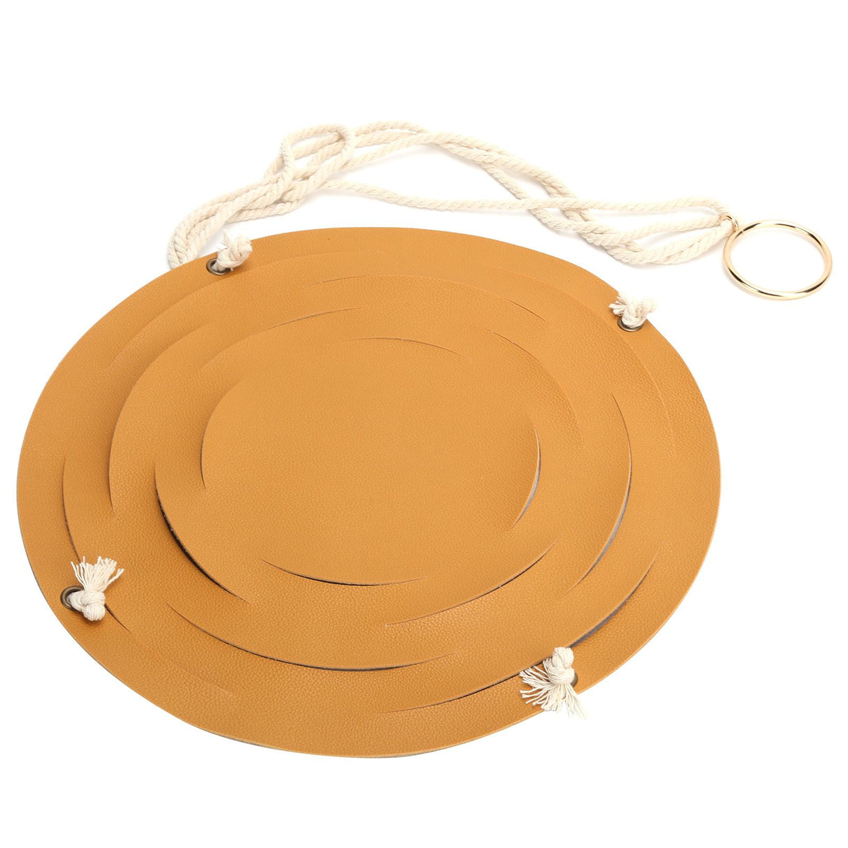 PU Leather Plant Hanger Wall Hanging Planter Shelf Flower Pot Holder Indoor Home Decor YellowL