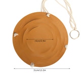 PU Leather Plant Hanger Wall Hanging Planter Shelf Flower Pot Holder Indoor Home Decor YellowL