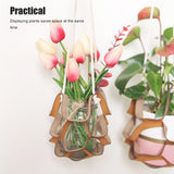PU Leather Flower Pot Display Holder Succulent Hanging Basket Planter DecorationL Brown - Extra Image