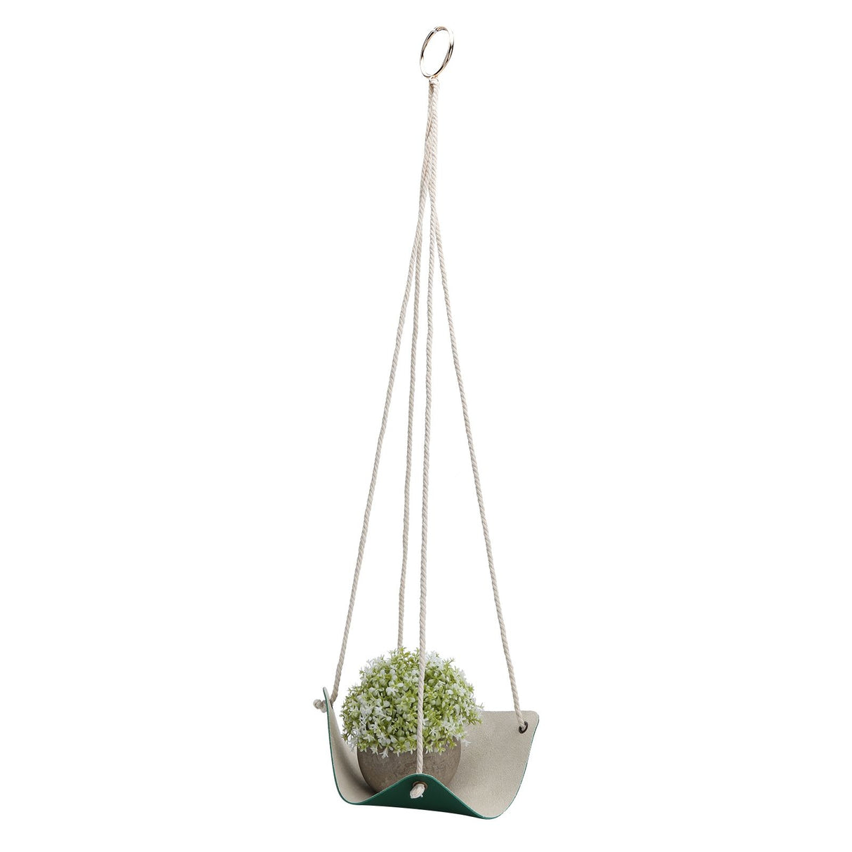 Plant Hanger Indoor Wall Hanging Flower Pot Holder Garden Courtyard Wall DecorationGreen 20cm